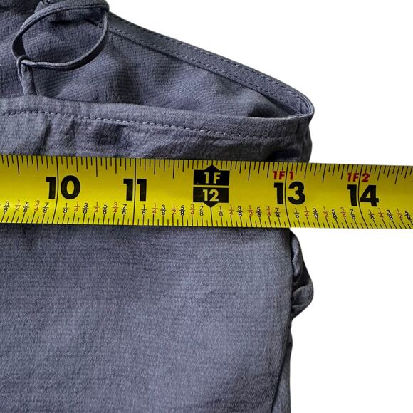 Express Blue Wrap Around Crop Top Women's Size XS | 63-3-2 - Picture 4 of 5